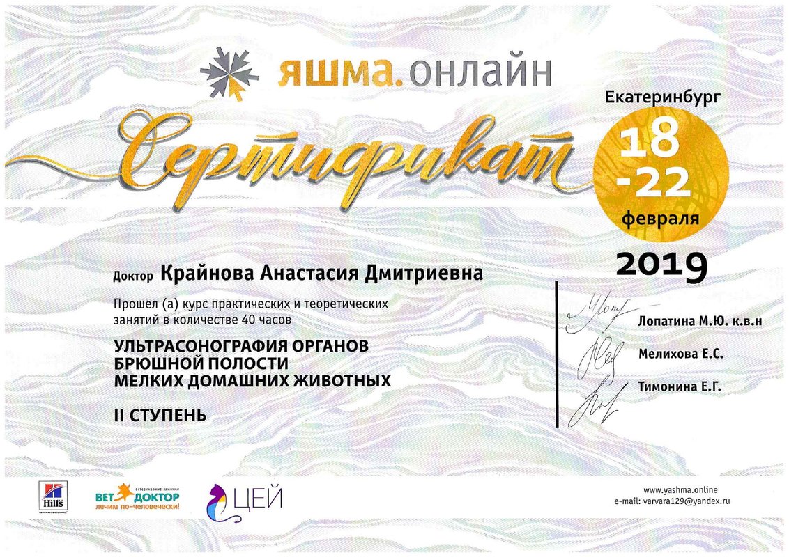 Документ или сертификат