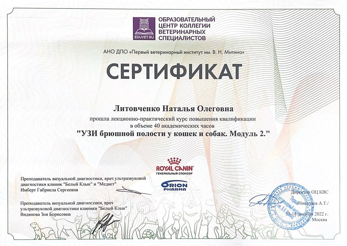 Документ или сертификат