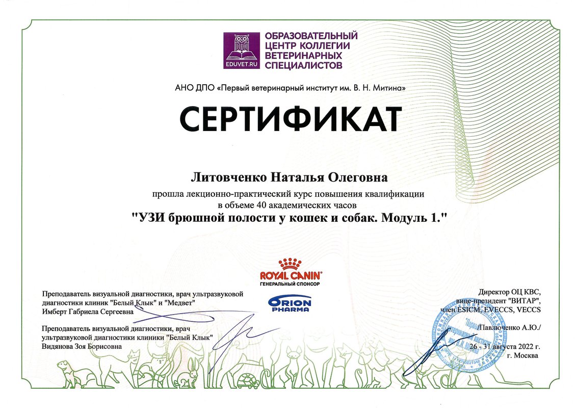 Документ или сертификат