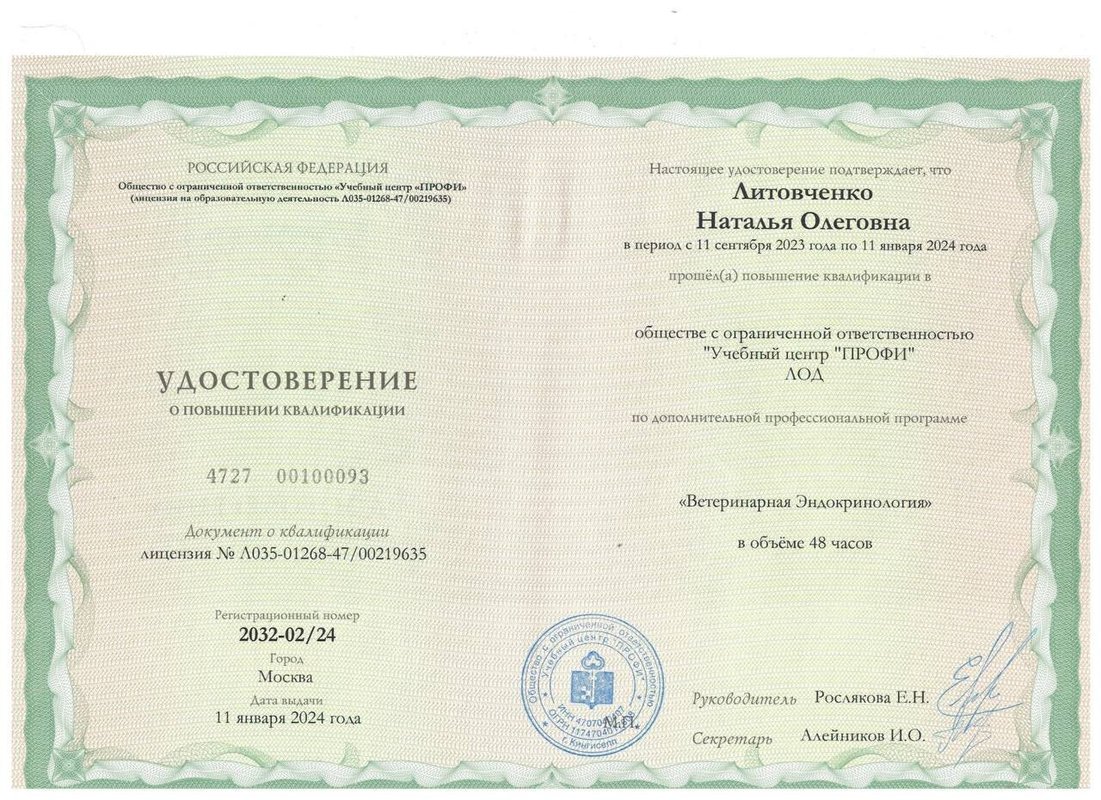 Документ или сертификат