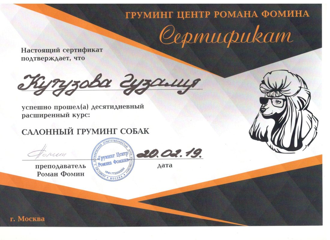 Документ или сертификат