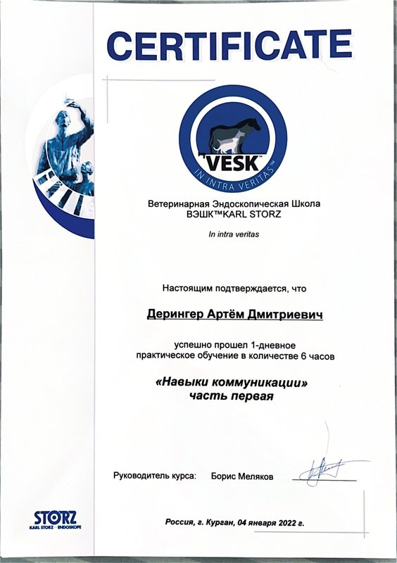 Документ или сертификат