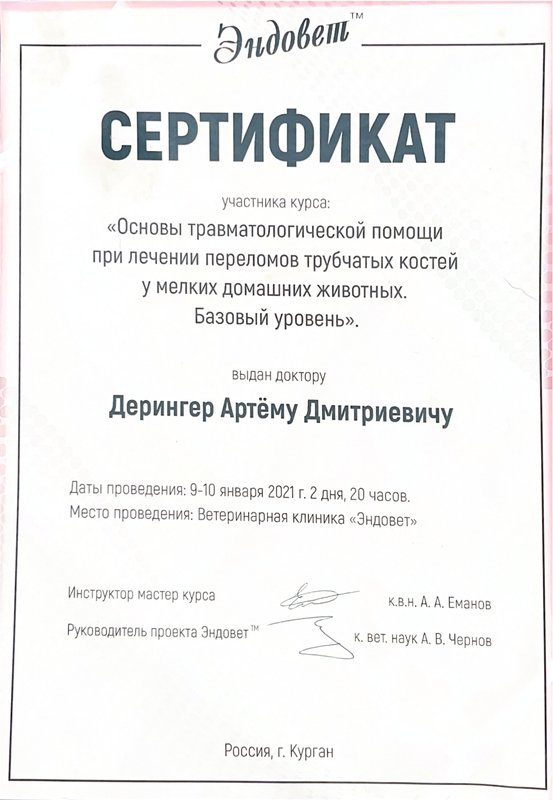 Документ или сертификат