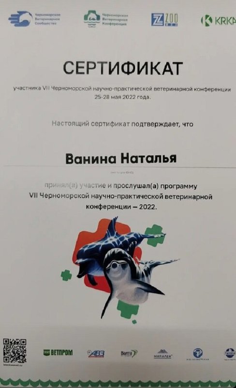 Документ или сертификат