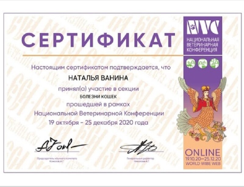 Документ или сертификат
