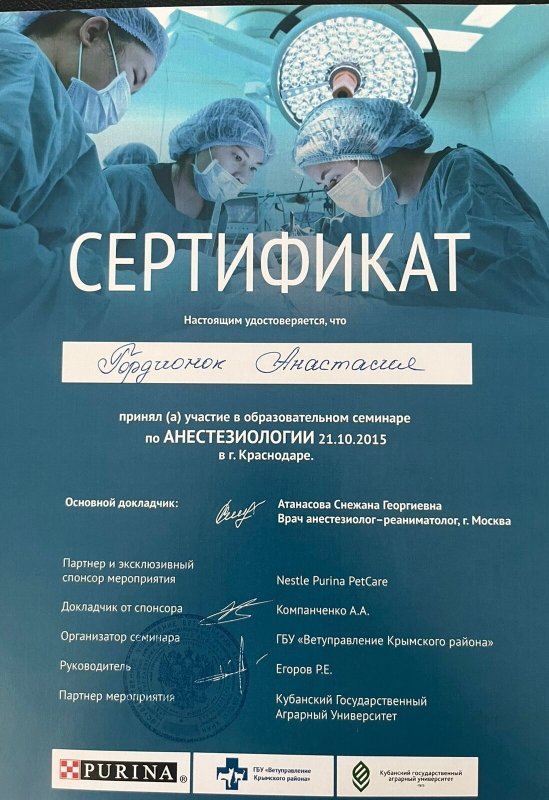 Документ или сертификат