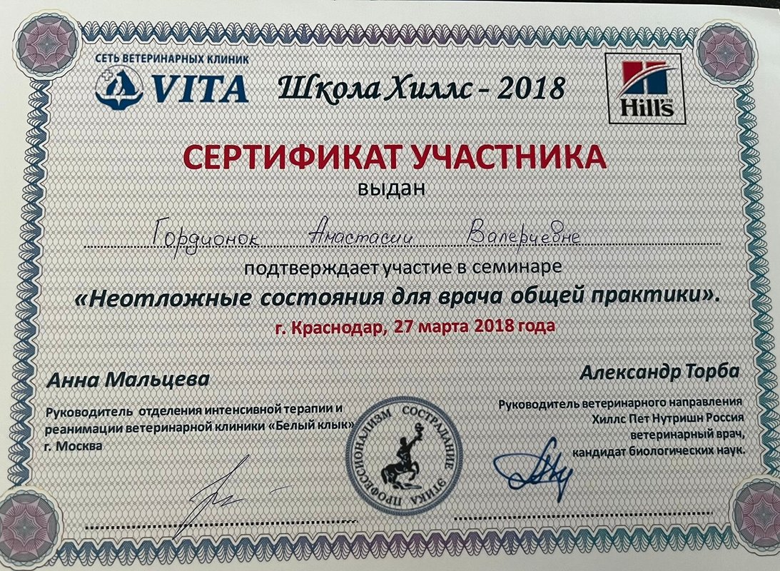 Документ или сертификат