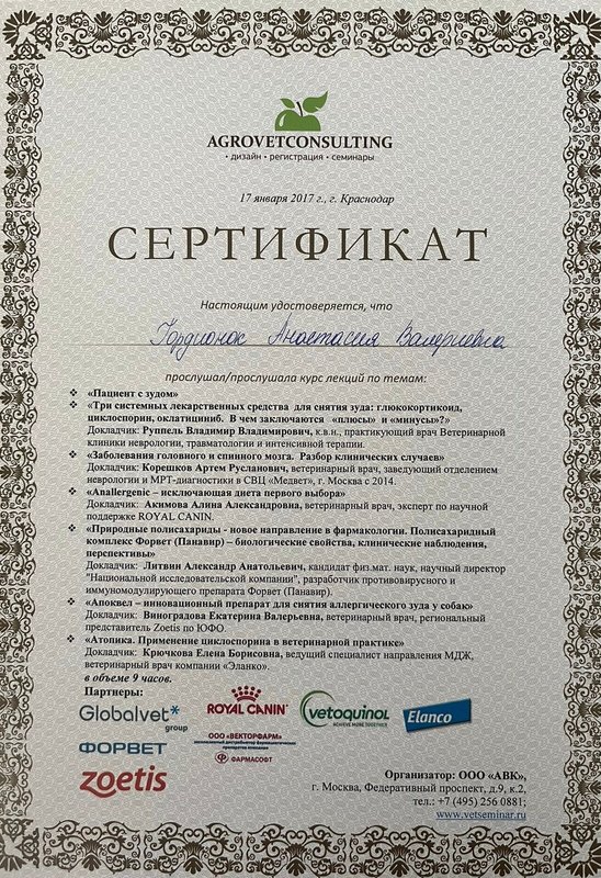 Документ или сертификат