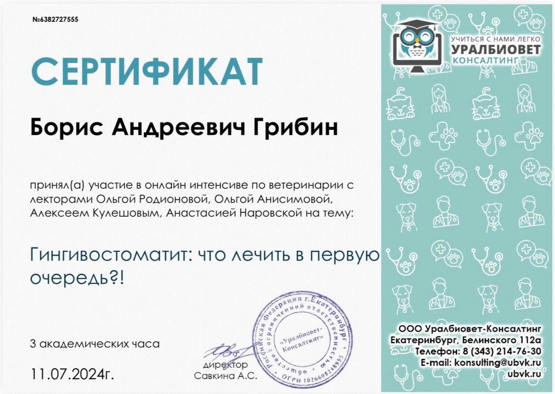 Документ или сертификат