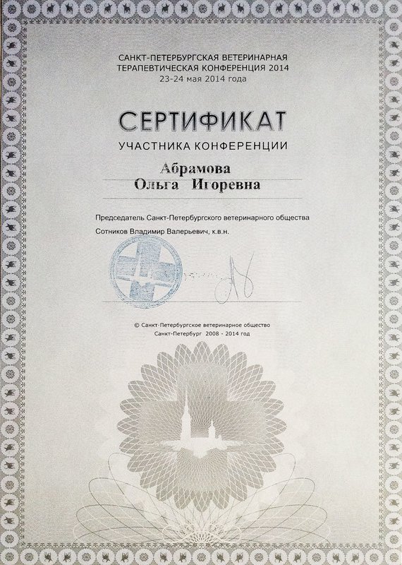 Документ или сертификат