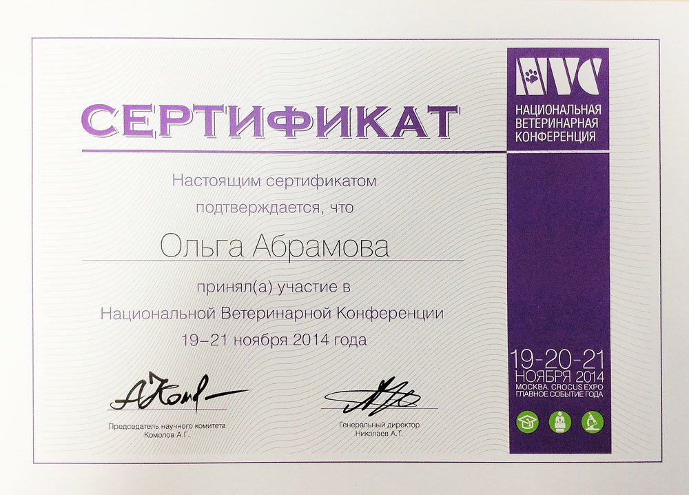 Документ или сертификат