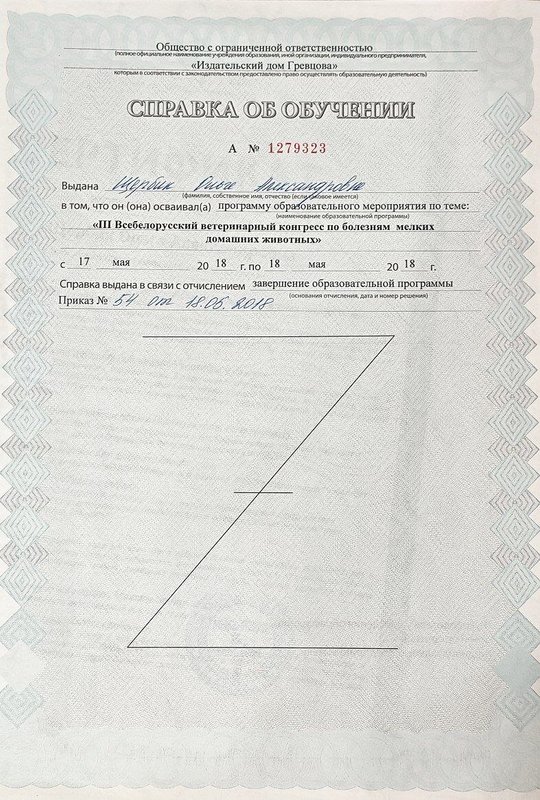 Документ или сертификат