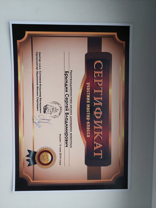 Документ или сертификат