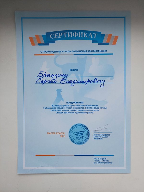 Документ или сертификат