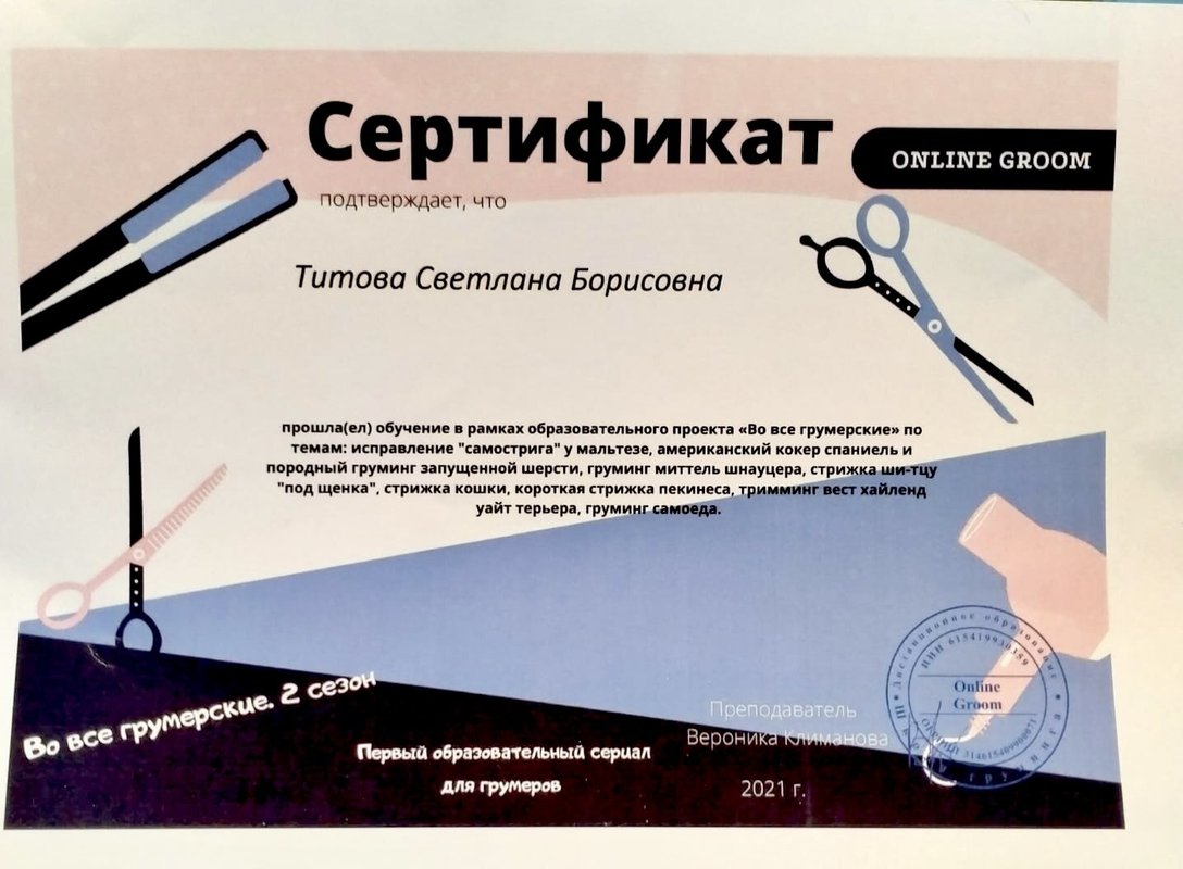 Документ или сертификат