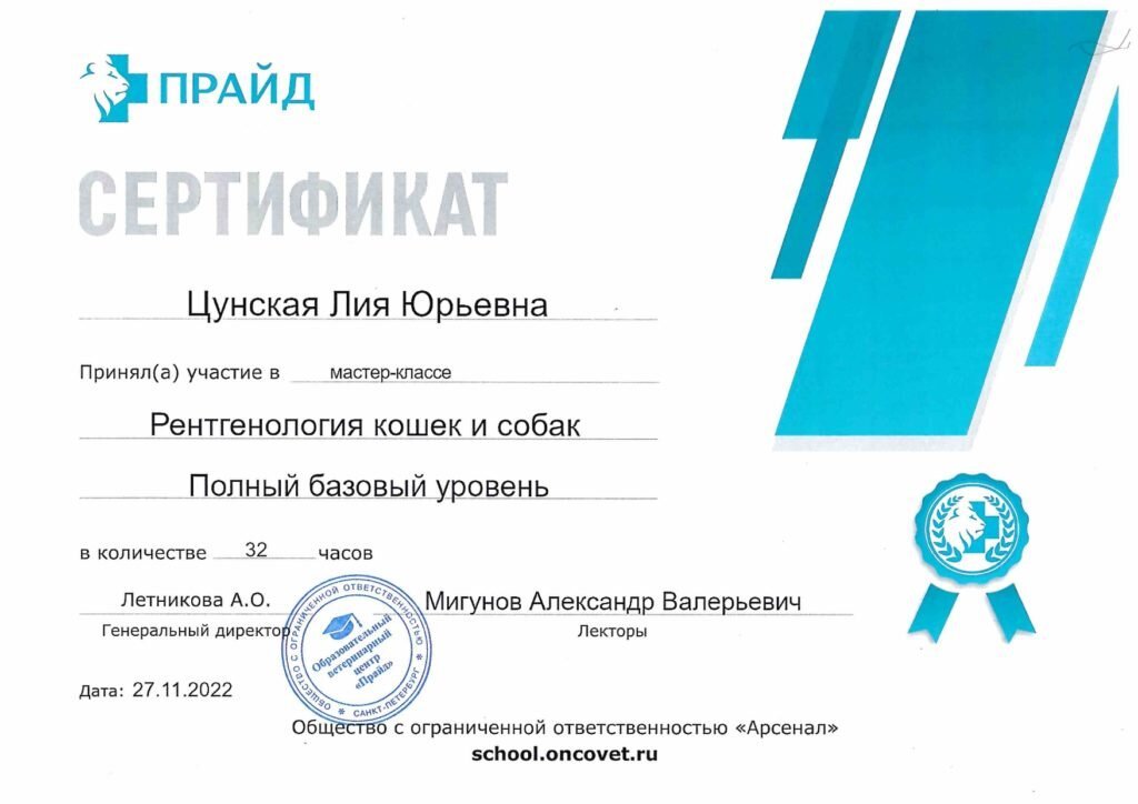 Документ или сертификат