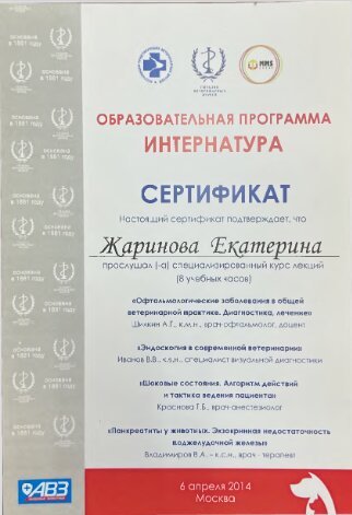 Документ или сертификат