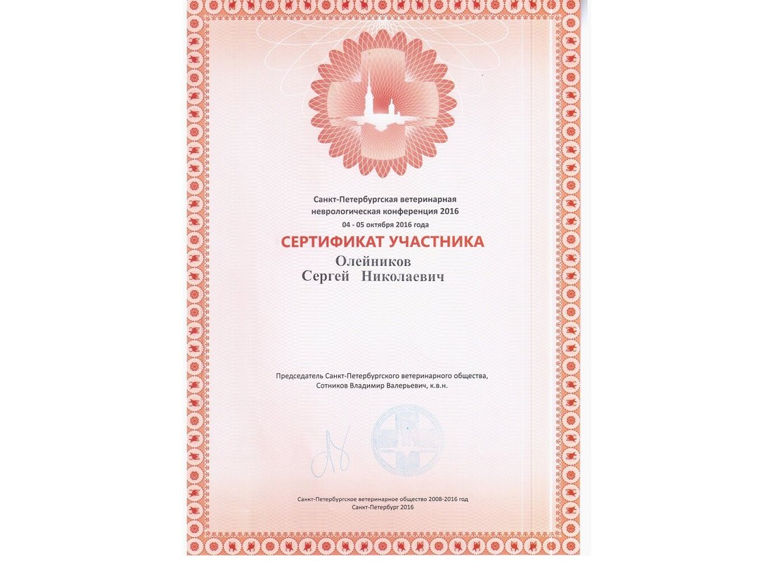 Документ или сертификат