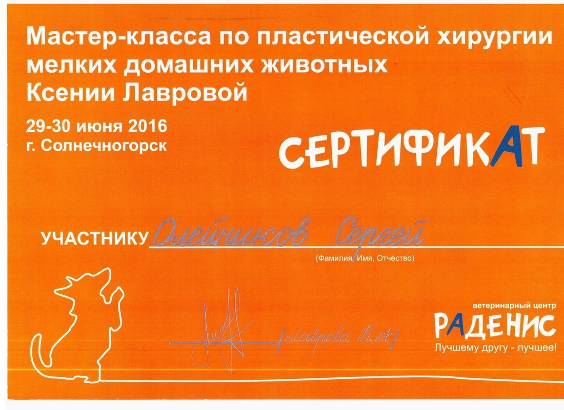 Документ или сертификат