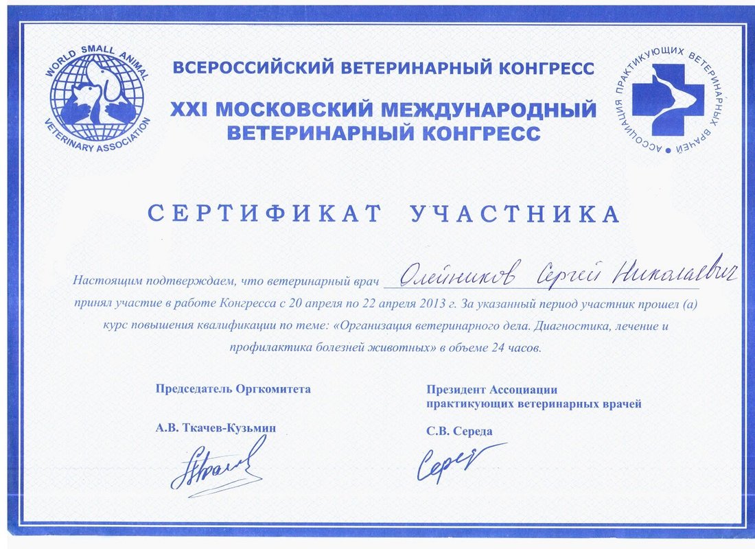 Документ или сертификат