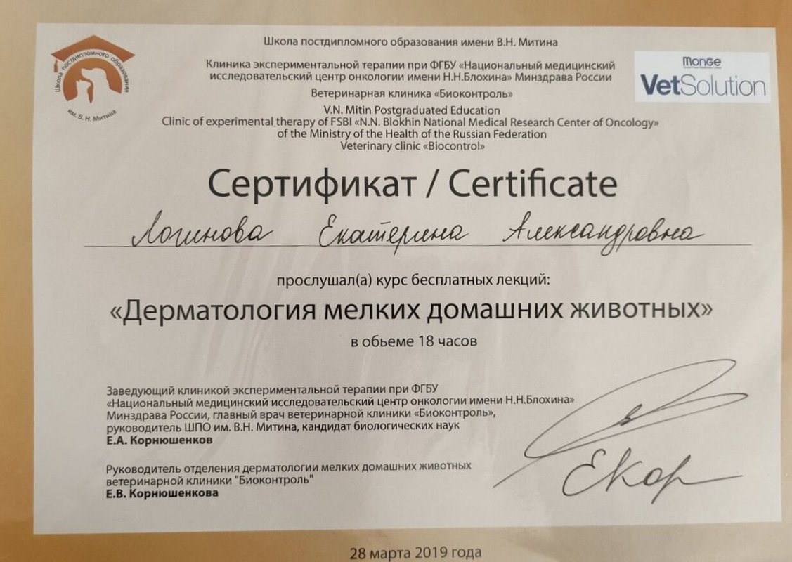 Документ или сертификат