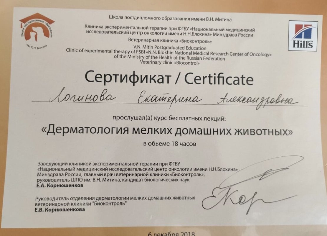 Документ или сертификат