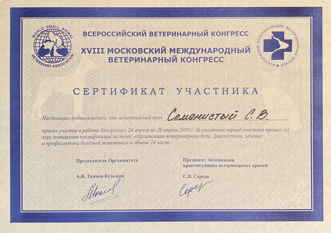 Документ или сертификат