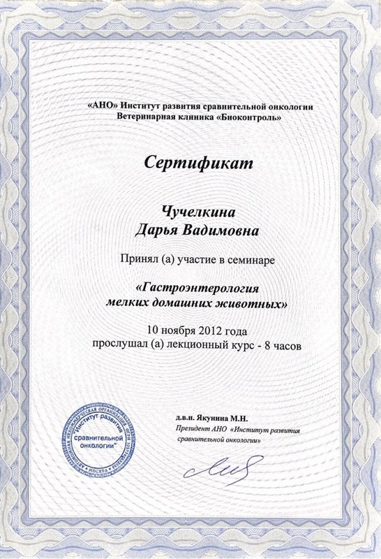 Документ или сертификат