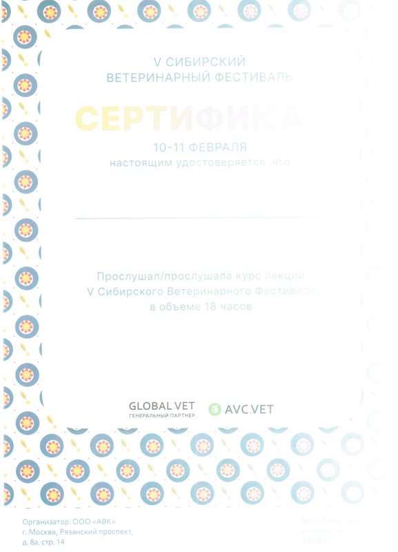 Документ или сертификат