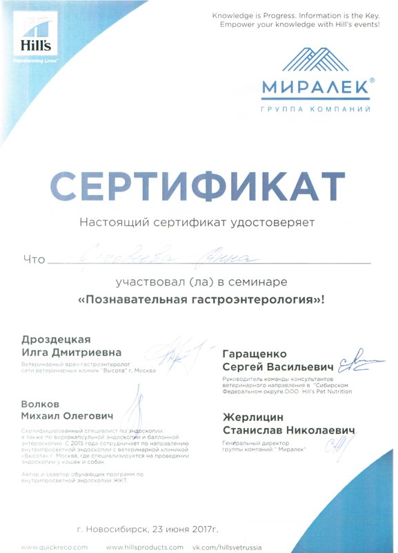Документ или сертификат