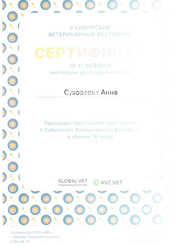 Документ или сертификат