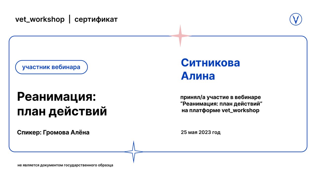 Документ или сертификат