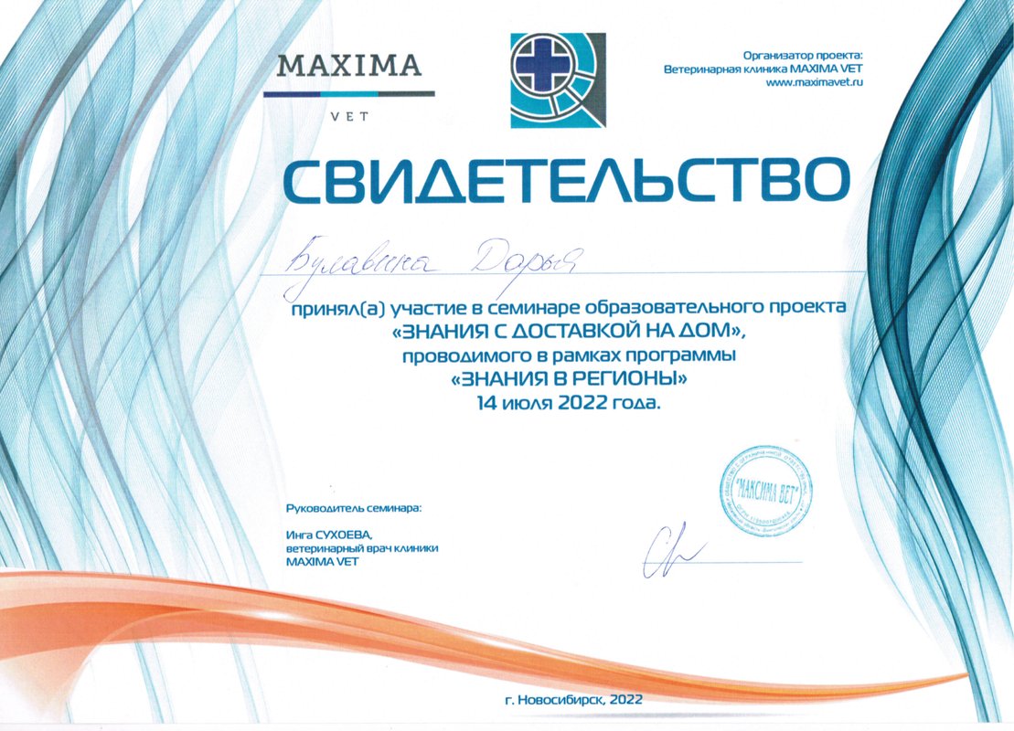 Документ или сертификат