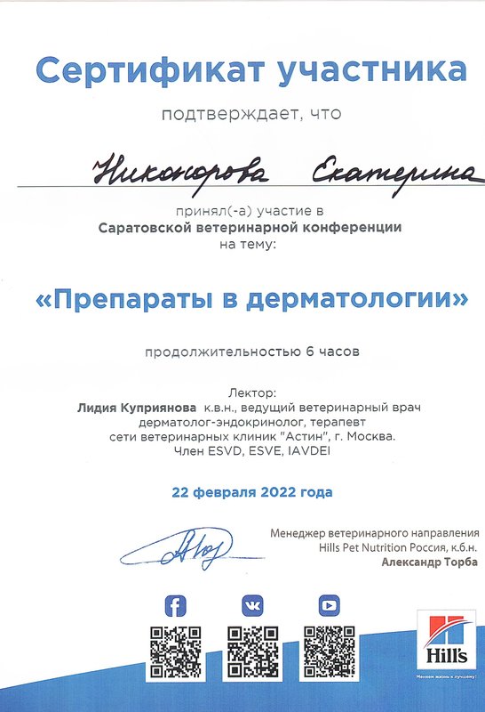 Документ или сертификат