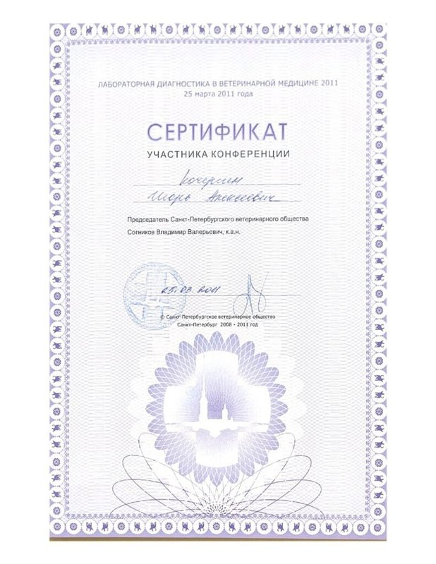 Документ или сертификат