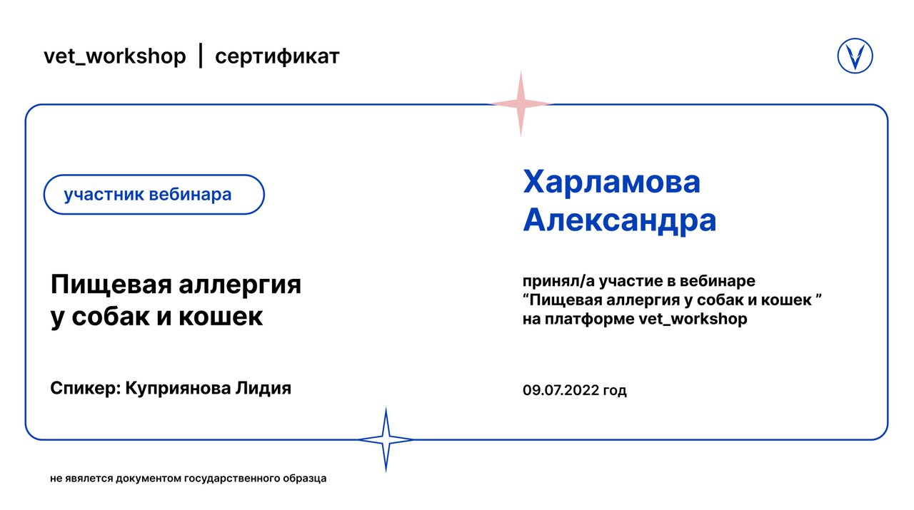 Документ или сертификат
