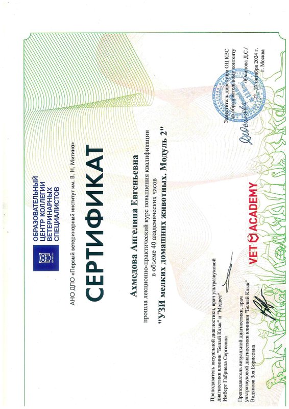 Документ или сертификат