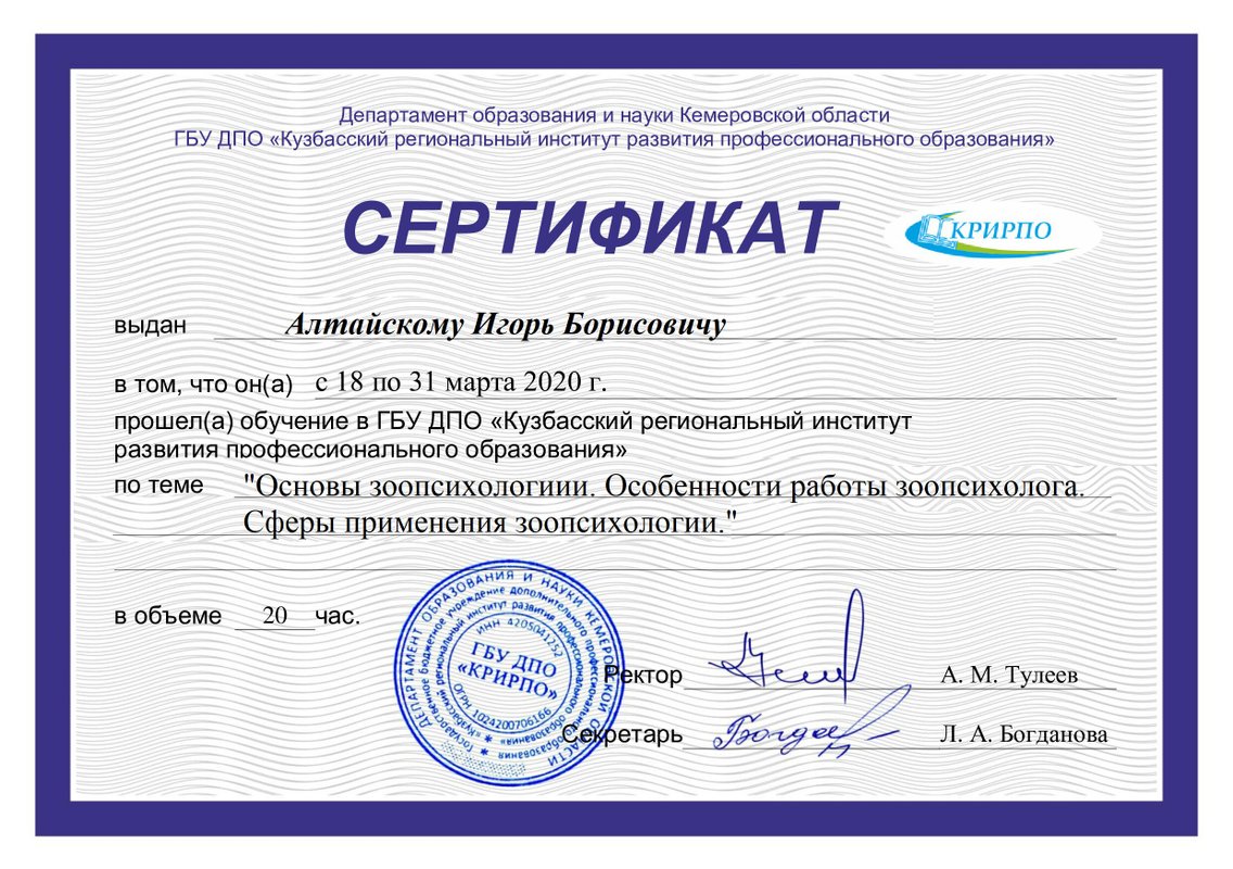 Документ или сертификат