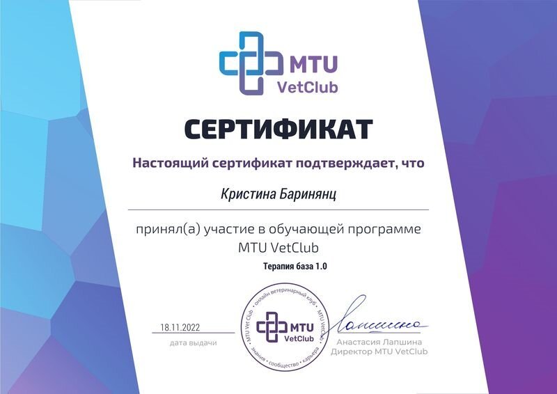 Документ или сертификат