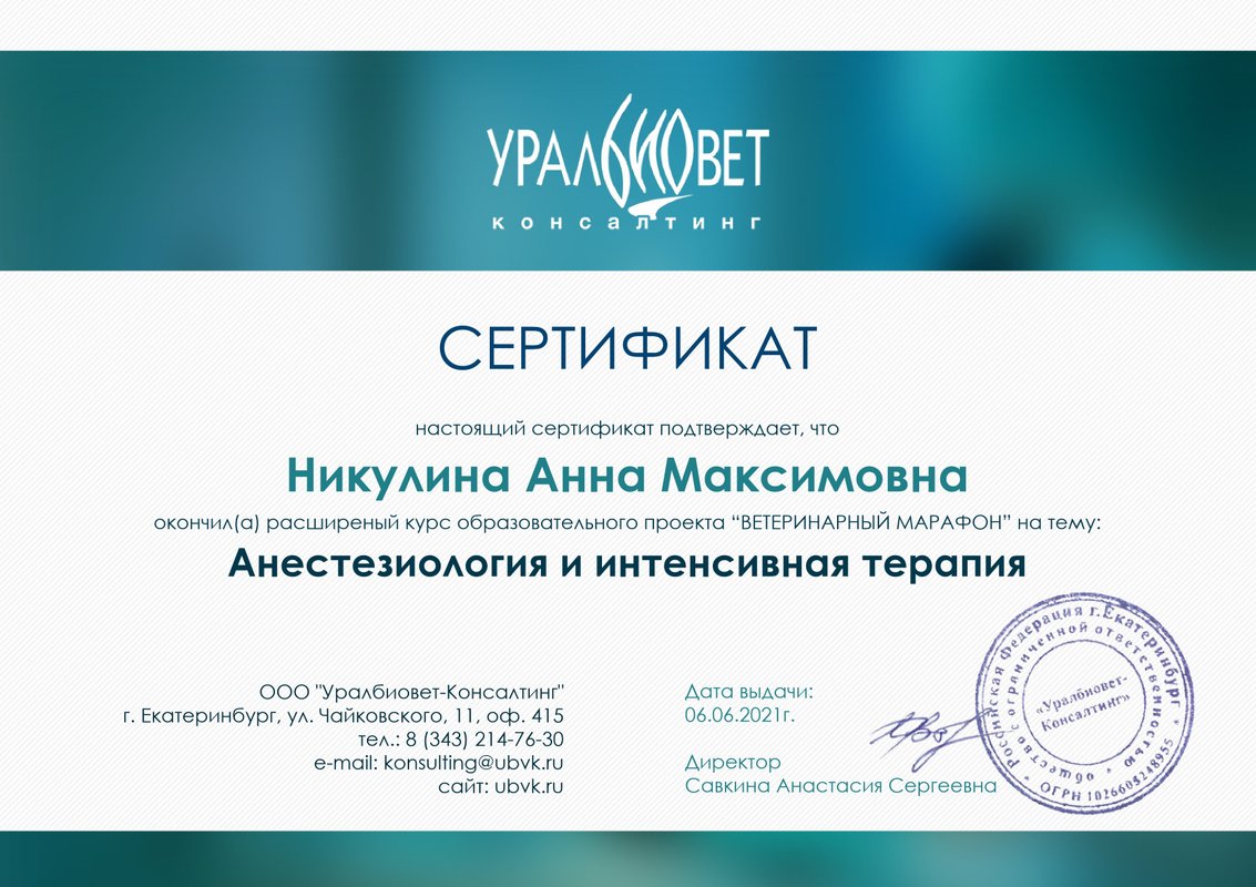 Документ или сертификат