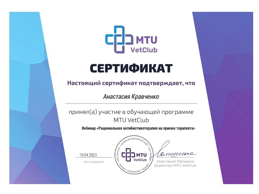 Документ или сертификат