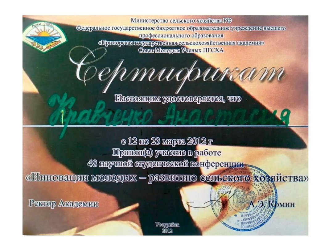 Документ или сертификат