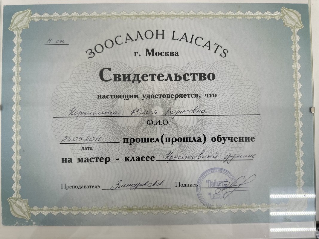 Документ или сертификат