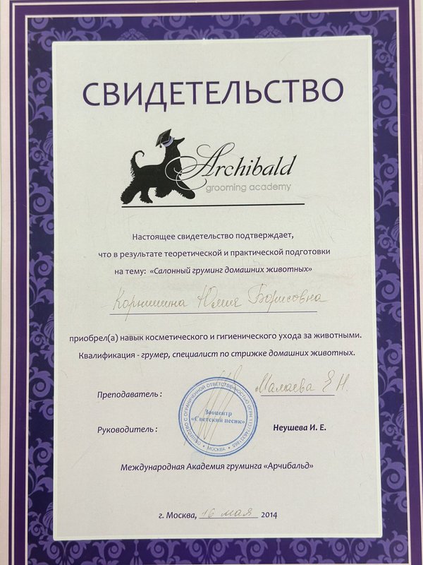 Документ или сертификат