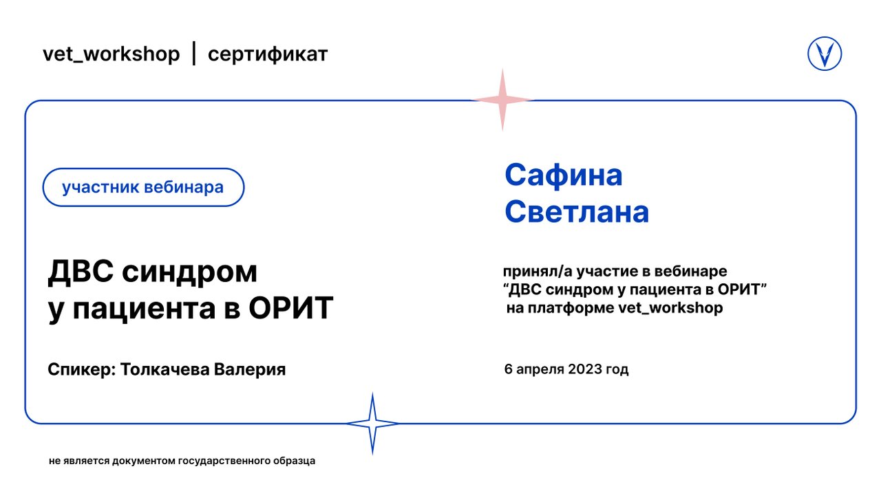 Документ или сертификат