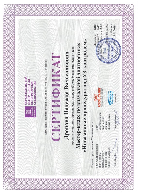 Документ или сертификат