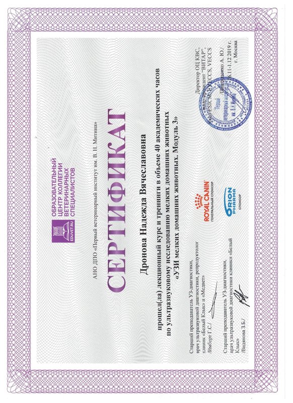 Документ или сертификат