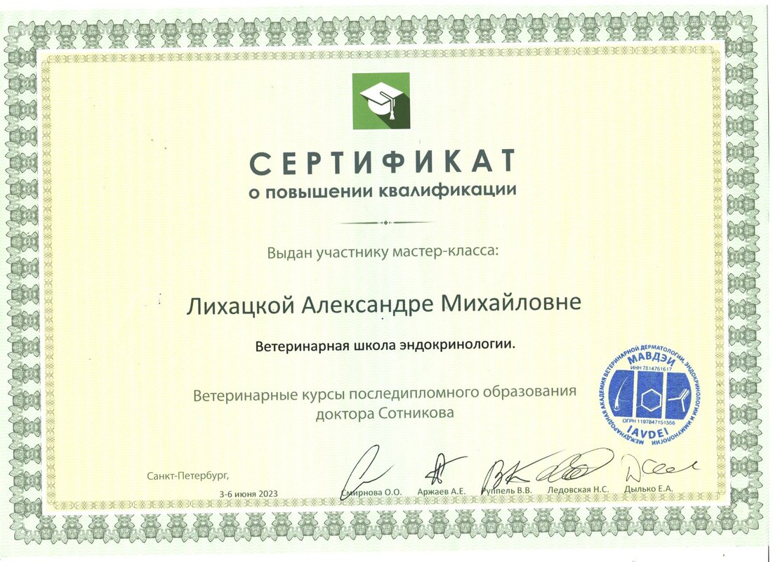 Документ или сертификат