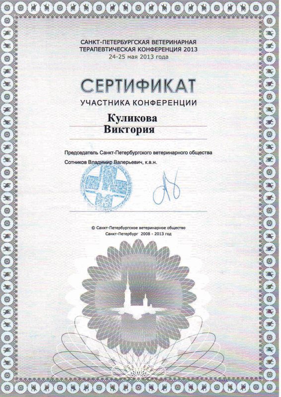 Документ или сертификат