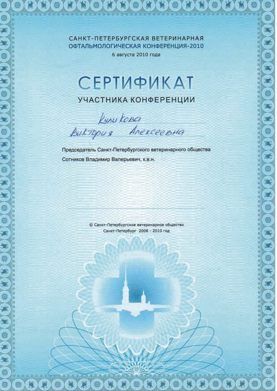 Документ или сертификат